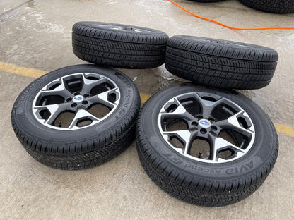 17" Subaru XV Crosstrek OEM 68855 wheels rims tires 2022 2023 2024 2025 2026