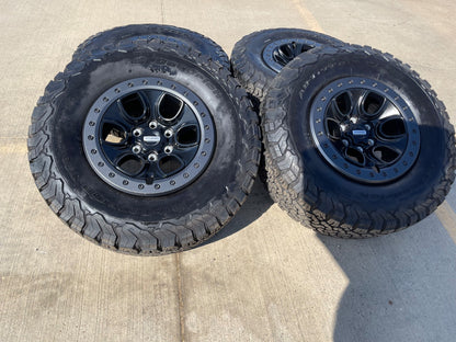 17" Ford F-150 Raptor OEM BEADLOCK rims wheels 10459 95210 SET BFG 33"