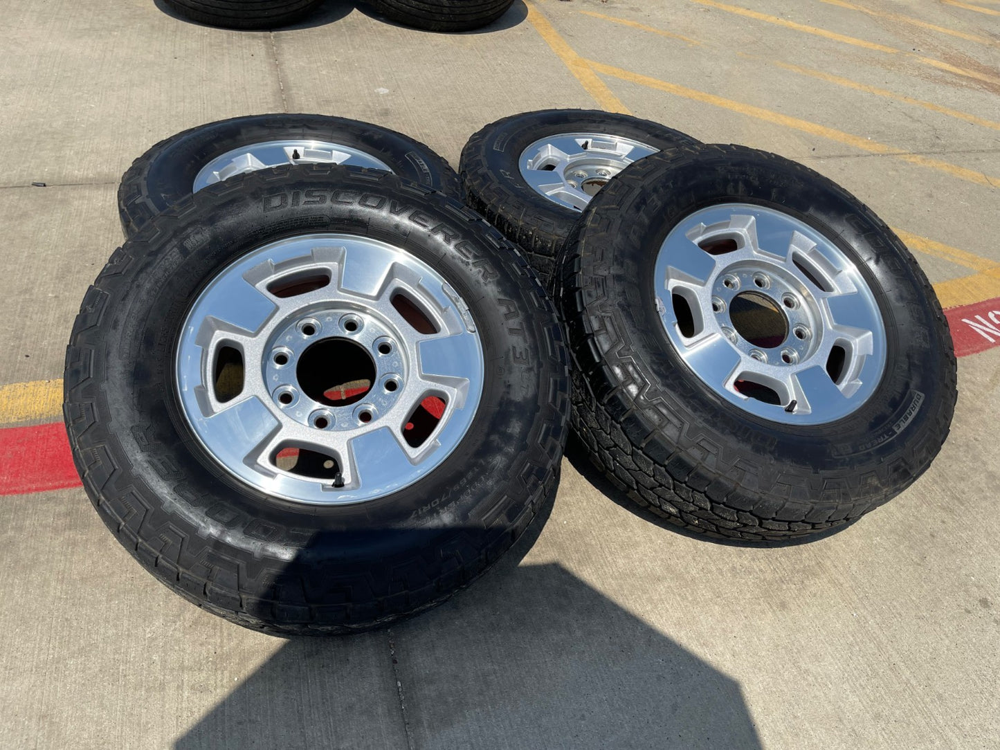 17" GMC Sierra Chevy Silverado 2500 3500 OEM 5500 wheels rims COOPER A/T3 SET
