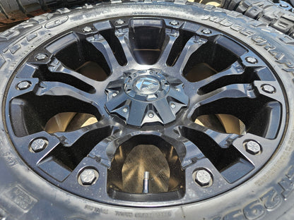 20x9 FUEL D560 Vapor wheels rims Ford F-150 Chevy RAM 1500 Tacoma 6x139 6x135