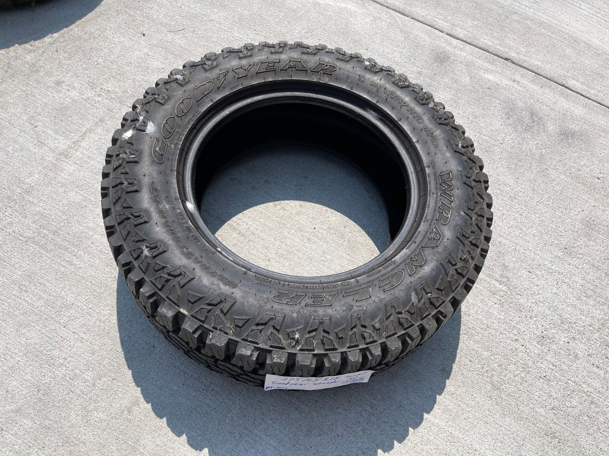 (1) 275/65/18 Goodyear Wrangler Ultra Terrain A/T tire 275/65R18 LT 10 ply LRE