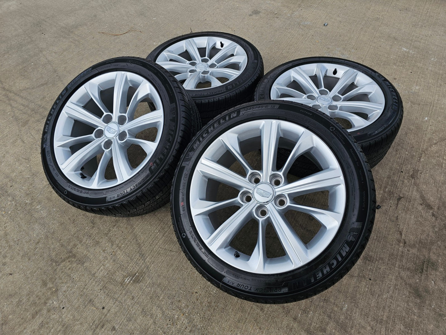 18" Cadillac CT5 Platinum OEM 94114 wheels rims 2023 2024 2025 NEW MICHELIN