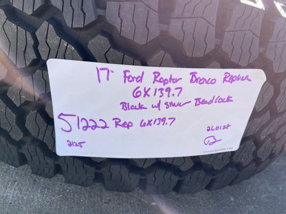 17" Ford F-150 Raptor Bronco R OEM Replica BEADLOCK 10460 rims wheels NEW 35"