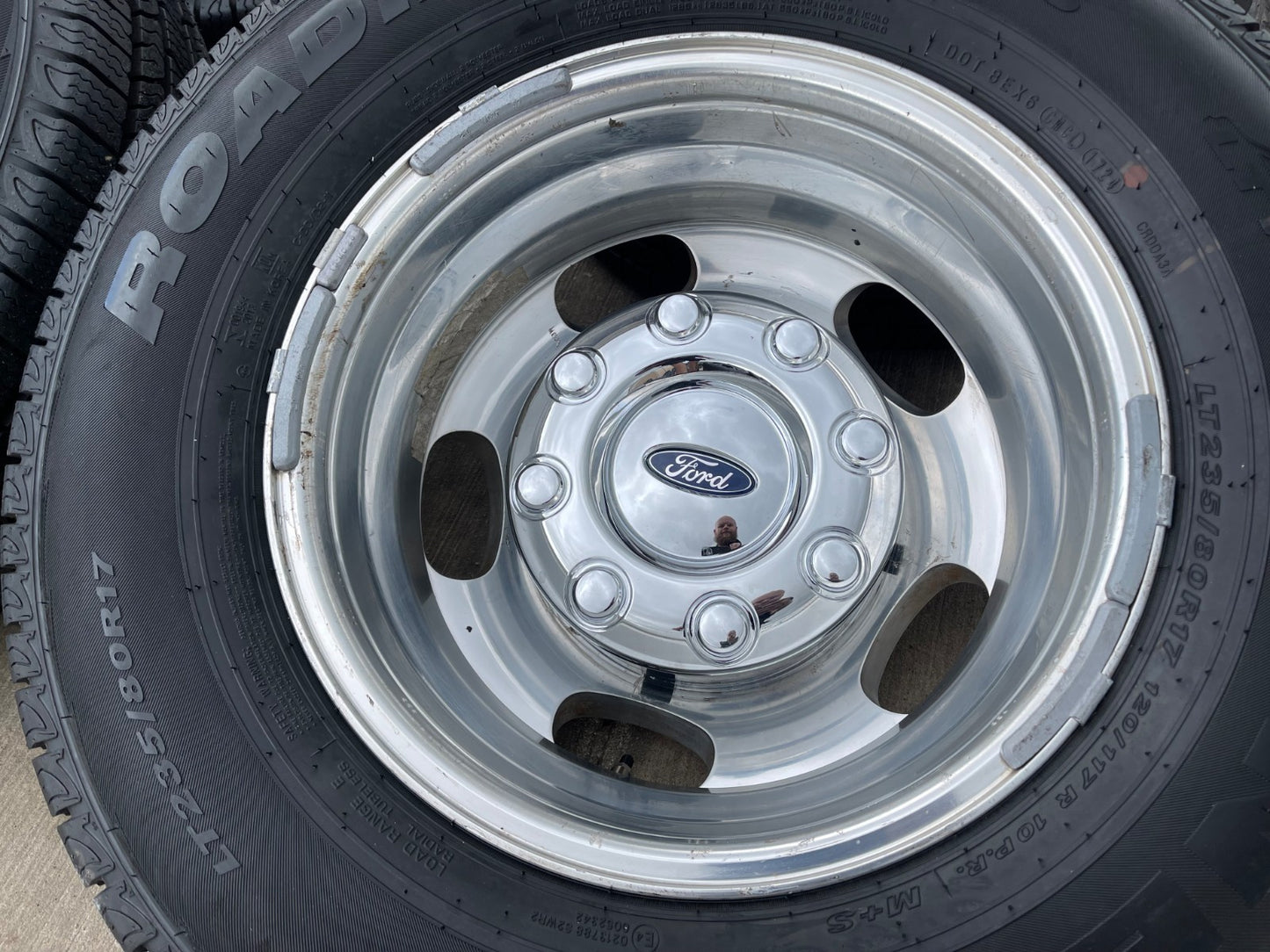 17" Ford F-350 Dually OEM 3618 3619 rims wheels SET tires NEXEN