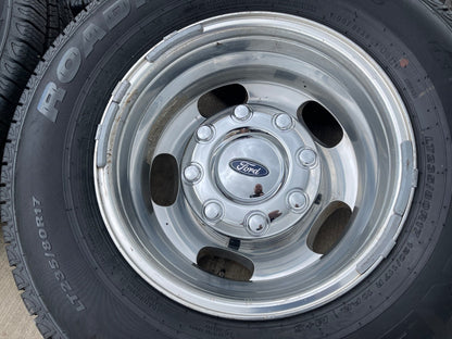 17" Ford F-350 Dually OEM 3618 3619 rims wheels SET tires NEXEN