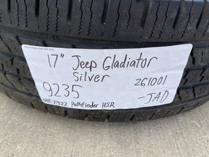 17" Jeep Gladiator OEM wheels rims 9235 Wrangler 2022 2023 2024 2025 2026 SET