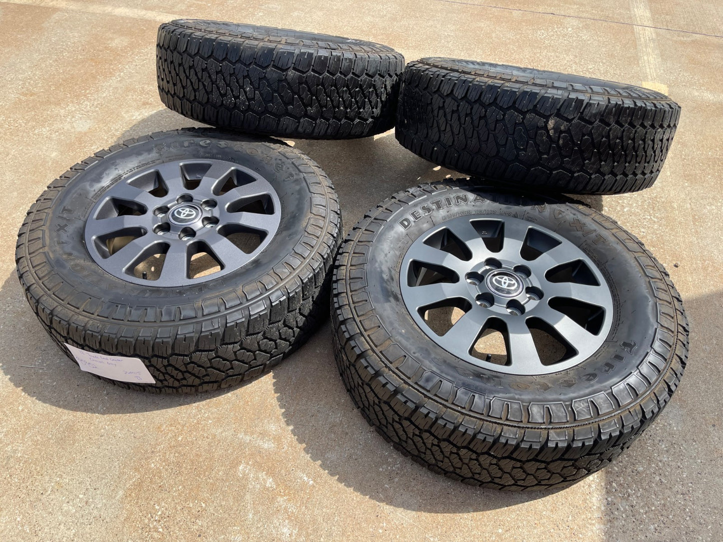 18" Toyota Land Cruiser OEM wheels rims 95952 Tundra Sequoia FIRESTONE X/T