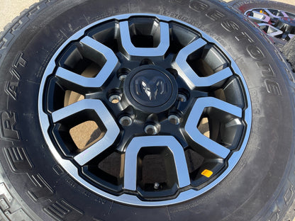 18" Ram 2500 3500 LARAMIE OEM wheels rims 2694 tires BRIDGESTONE A/T