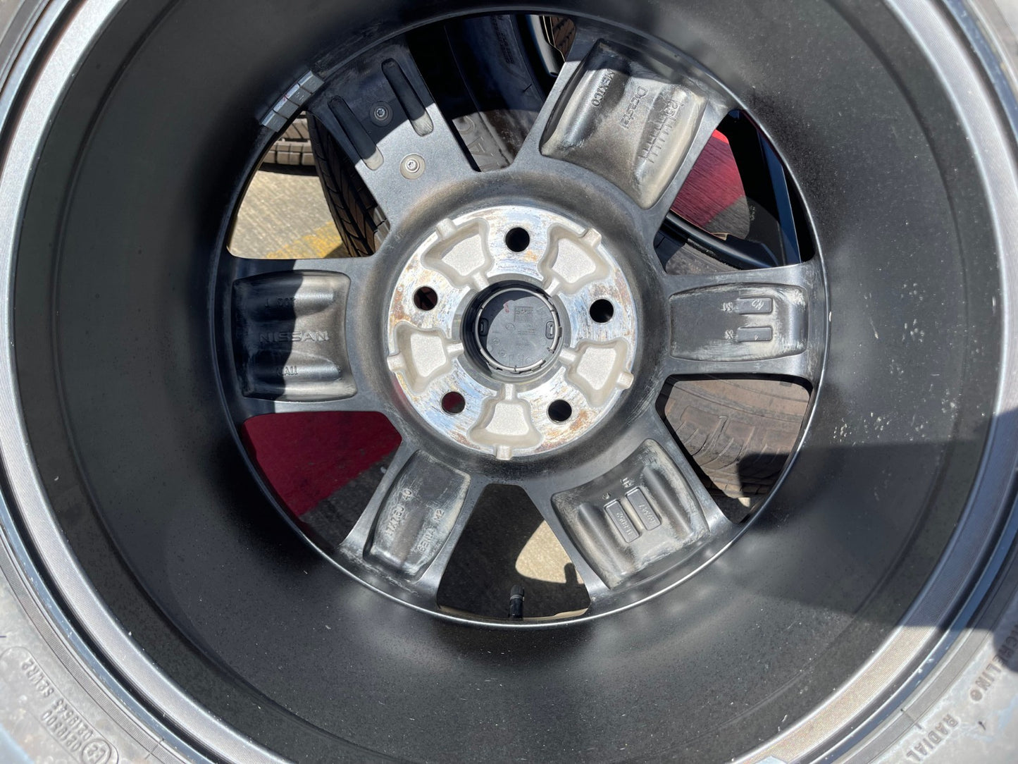 17" Nissan Rogue OEM Rock Creek wheels rims SET Pathfinder Murano MICHELIN NEW