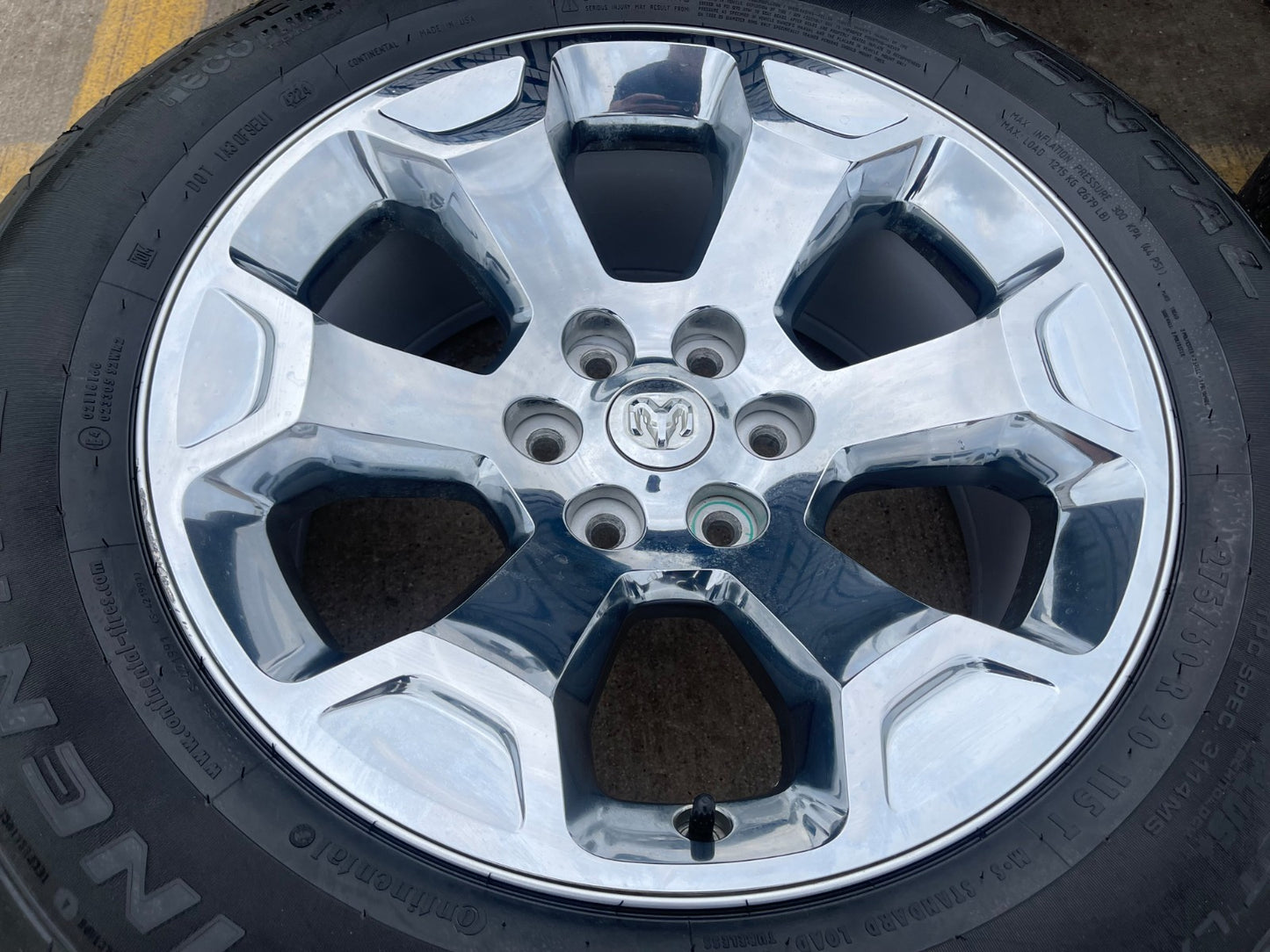 20" Dodge Ram 1500 OEM Laramie CHROME 2680 wheels rims 2022 2023 2024 2025 2026
