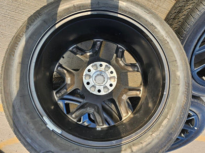 22" Dodge Ram 1500 OEM LIMITED Laramie wheels rims black 2725 2684 2022 2023