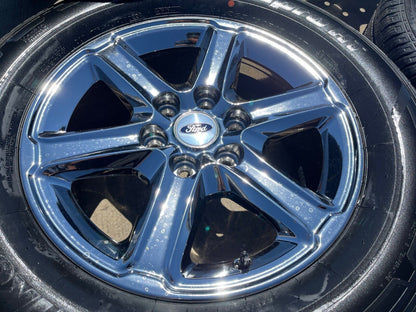 18" Ford F-150 Expedition OEM chrome rims wheels tires 2024 2025 NEW