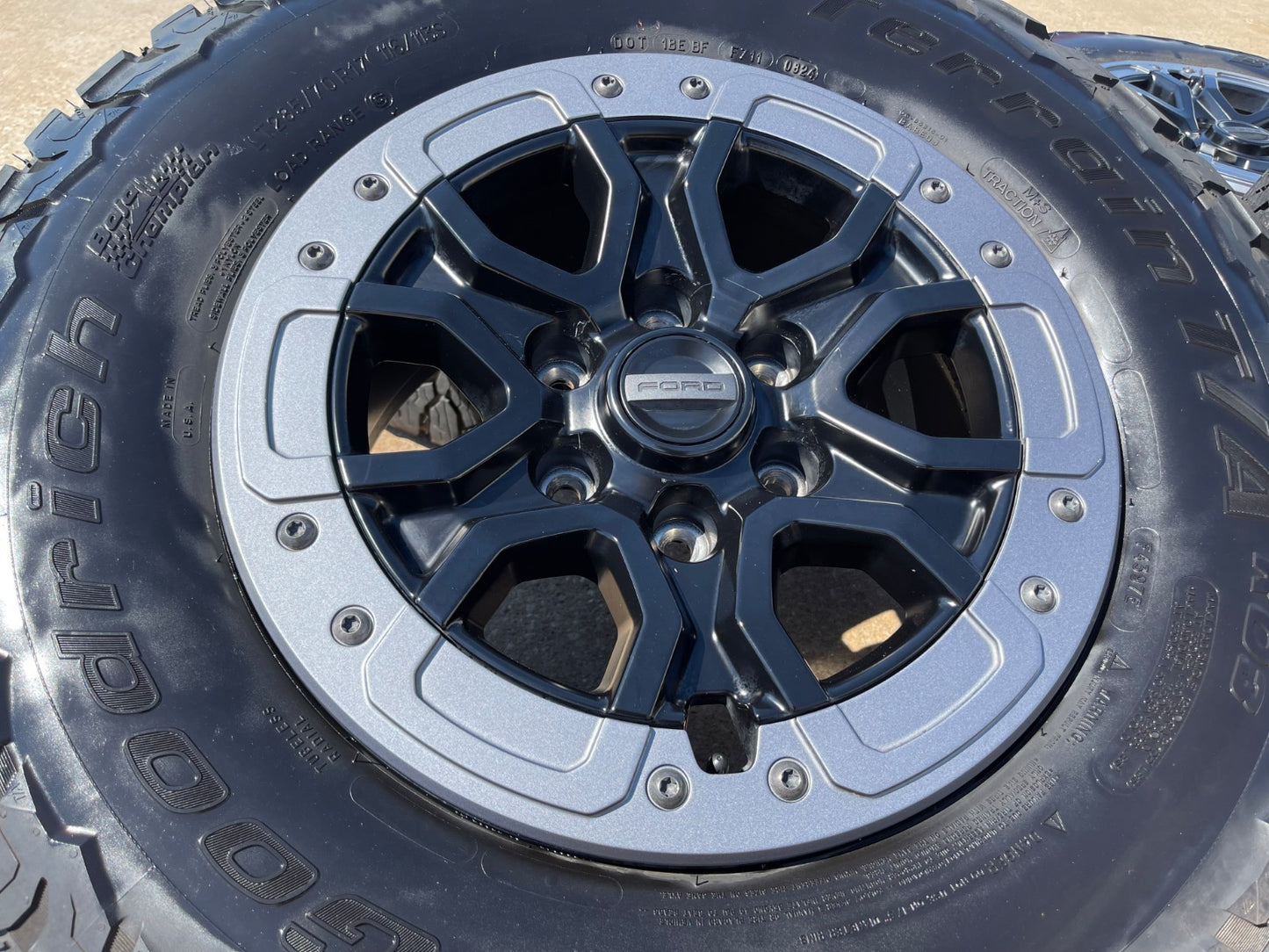 17" Ford Ranger Raptor Beadlock wheels rims Bronco 2024 2025 2026 BFG KO3 A/T