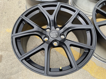 20" 20x10 Jeep Grand Cherokee SRT Trackhawk SRT8 OEM 9173 black wheels rims