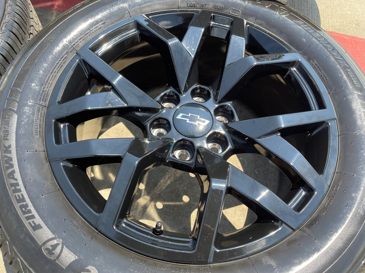 20" Chevy Tahoe PPV Silverado 1500 OEM 14076 wheels rims FIRESTONE FIREHWAWK SET