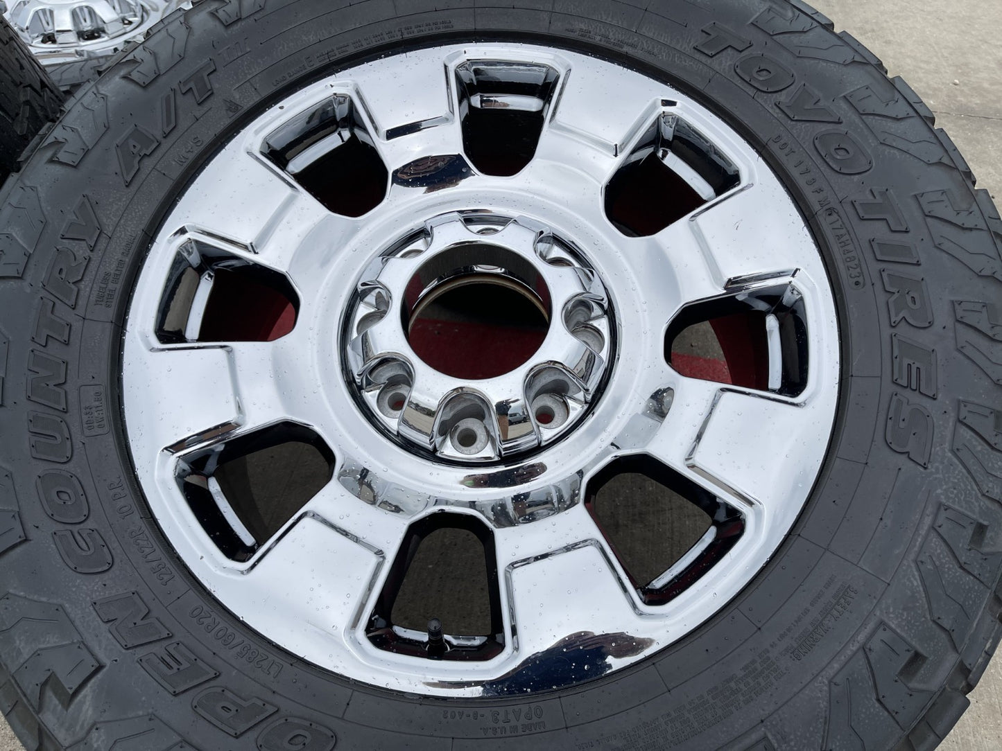 20" Ford F-250 F-350 OEM KING RANCH 10295 25085 10552 chrome wheels rims TOYO