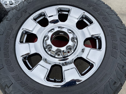 20" Ford F-250 F-350 OEM KING RANCH 10295 25085 10552 chrome wheels rims TOYO