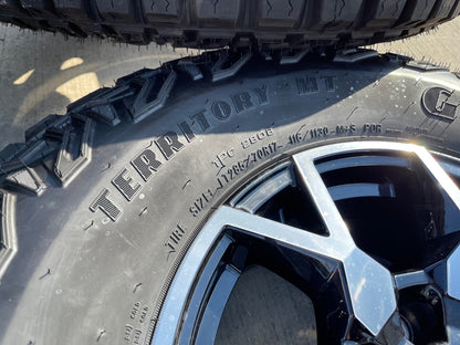 17" GMC Sierra AT4X Chevy Silverado ZR2 OEM wheels rims Canyon Colorado NEW