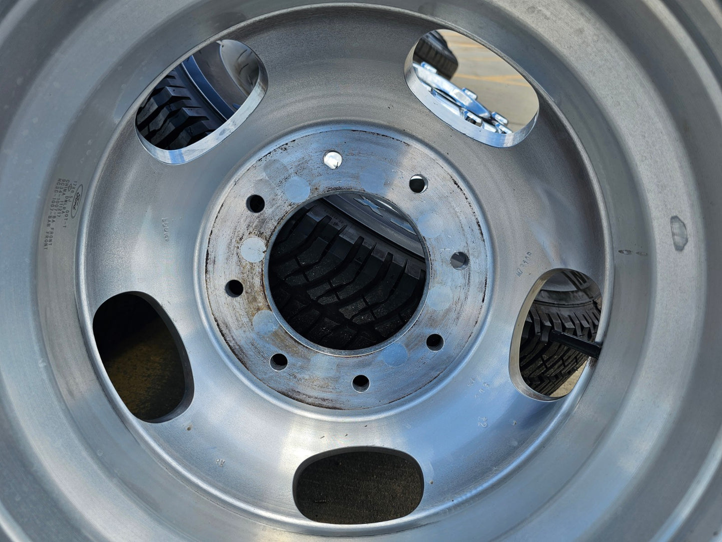 17" Ford F-350 Dually OEM 10477 10478 rims wheels SET tires MICHELIN NEW