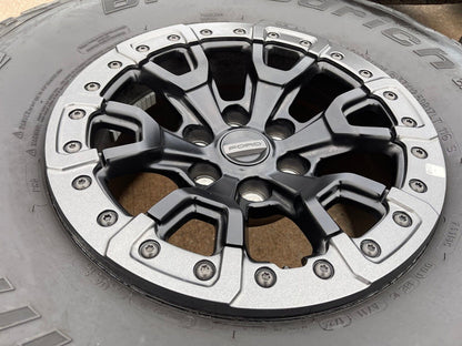 17" Ford F-150 Raptor Bronco R OEM BEADLOCK rims wheels 37" tires 2024 2025 NEW