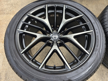 20" Nissan GT-R OEM wheels rims RAYS 62801 62200 SET GTR 2019 2020 2022 2023