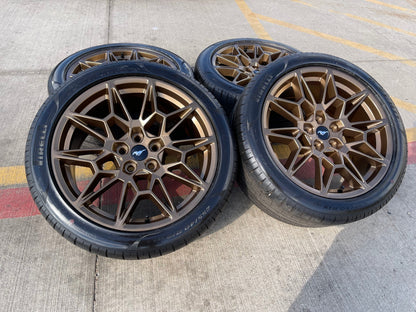 19" Ford Mustang GT Track Pack OEM 10600 10603 Bronze wheels rims 2025 2026 NEW