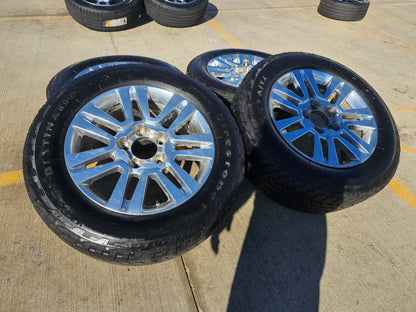 20" Toyota Tundra TSS TRD T Force OEM wheels rims 5x150 tires FIRESTONE A/T2