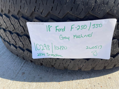 18" Ford F-250 F-350 Lariat FX-4 OEM wheels 10480 10298 tires BRIDGESTONE A/T