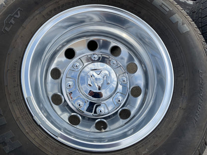 17" Dodge Ram 3500 Dually Laramie 8x200 wheels rims 2701 2702 OEM NEXEN