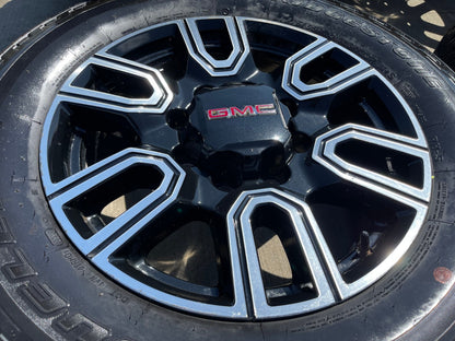 20" GMC Sierra AT4 2500 3500 OEM wheels rims 5950 Silverado BRIDGESTONE A/T
