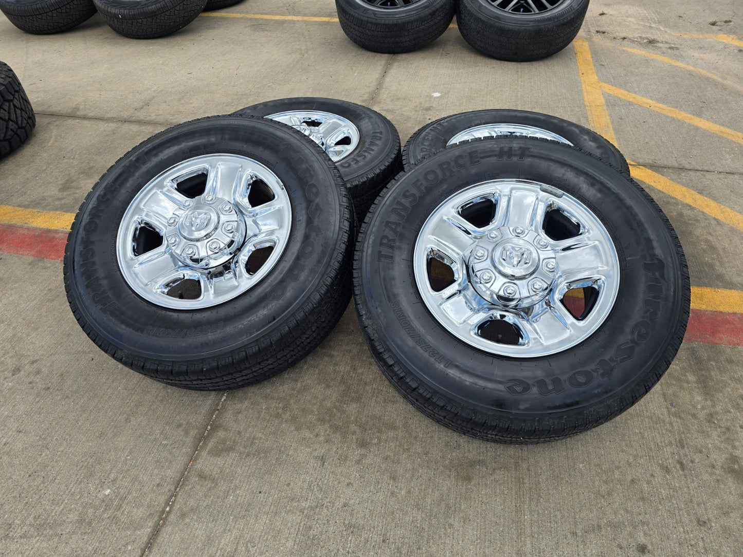 18" Dodge Ram 2500 3500 STEEL chrome OEM 2473 wheels rims 2023 2024 2025 2026