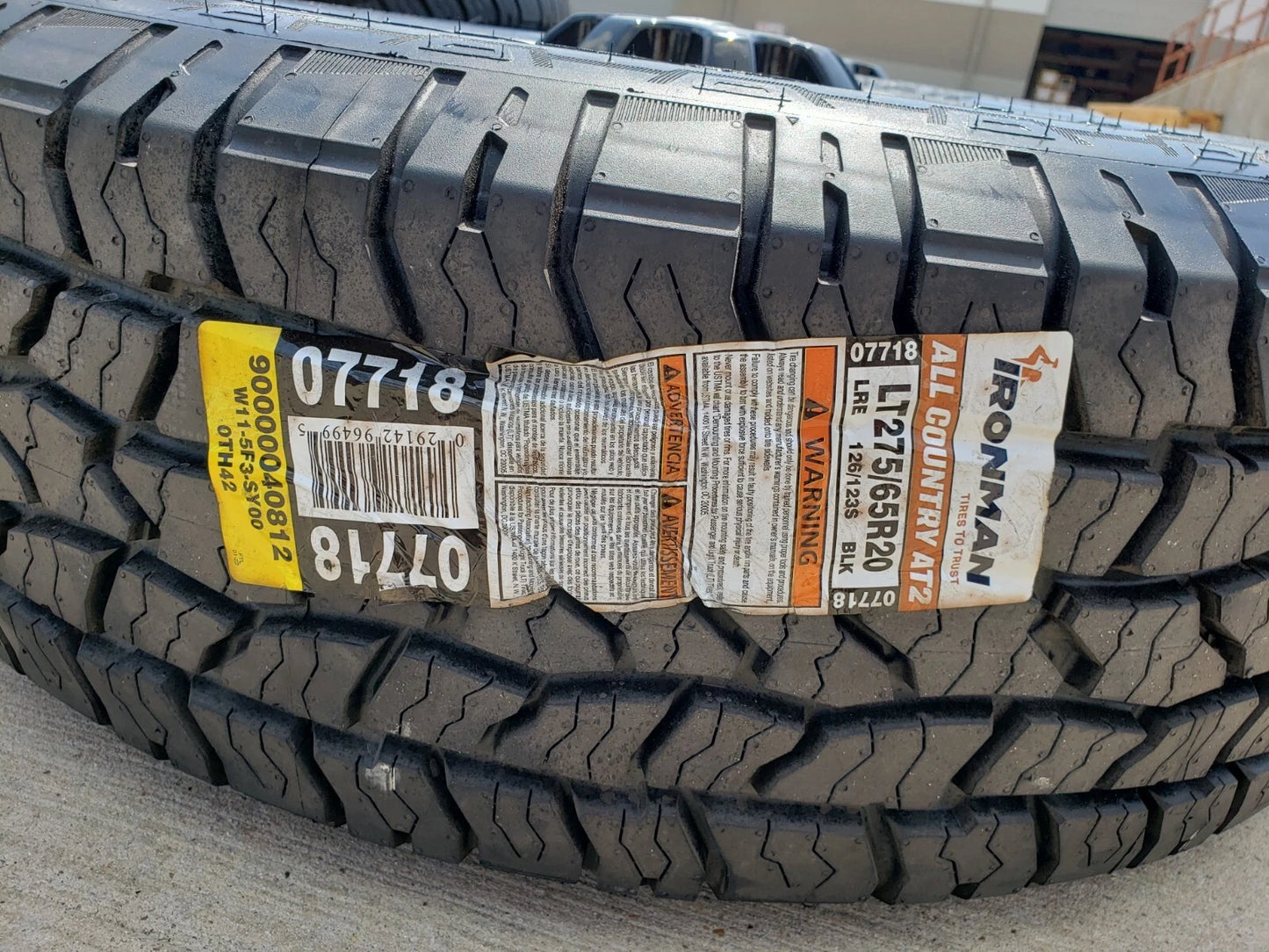 20" Ford F-250 F-350 OEM black TREMOR wheels rims 10299 10484 A/T2 tires NEW