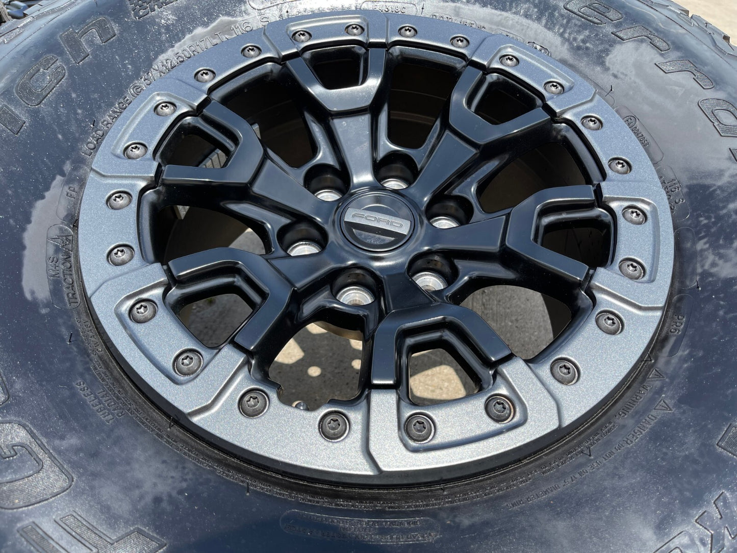 17" Ford F-150 Raptor Bronco R OEM BEADLOCK 51222 rims wheels 37" SET NEW