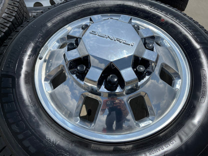 18" GMC Sierra 3500 DENALI Dually rims wheels OEM 8x210 2024 2025 NEW MICHELIN