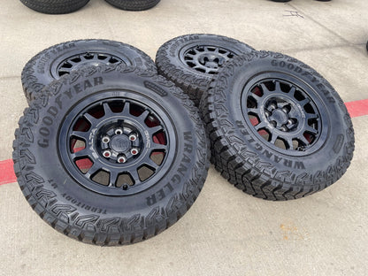 18" AEV SALTA GMC Sierra AT4X Chevy Silverado OEM rims wheels SET NEW GOODYEAR