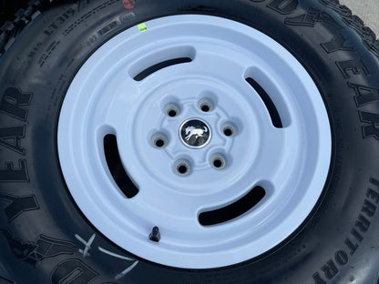 17" Ford Bronco HERITAGE Stroppe Edition 10463 OEM wheels rims white NEW 35"