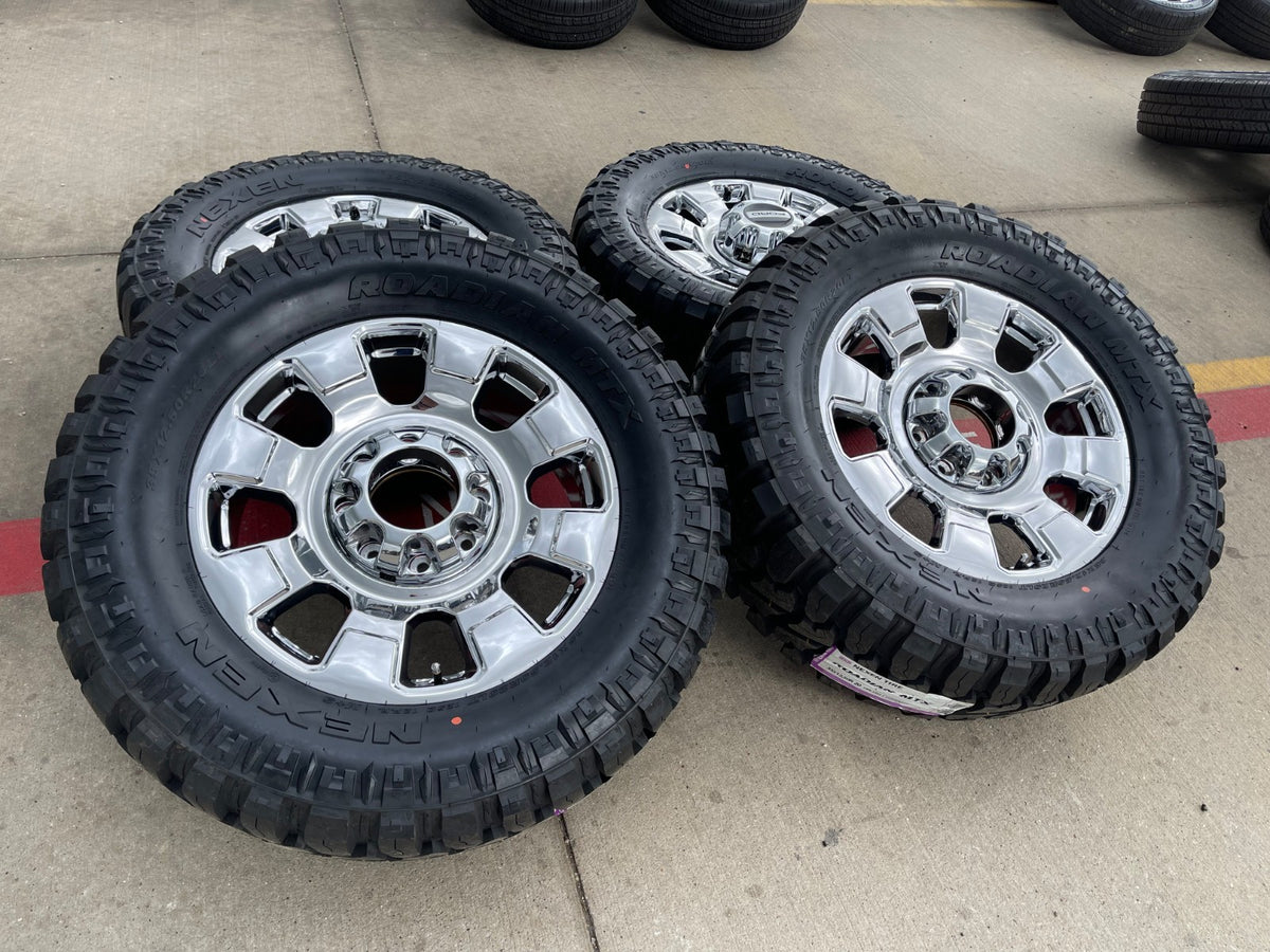 20" Ford F-250 F-350 OEM KING RANCH 10295 25085 10552 chrome wheels rims 35" NEW