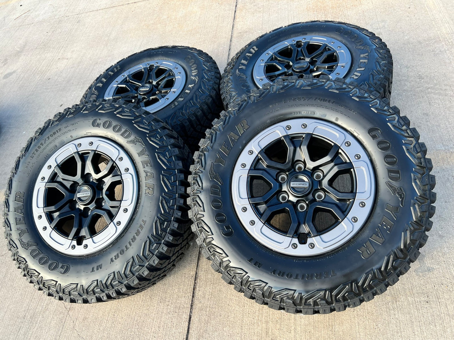 17" Ford Ranger Raptor Beadlock wheels rims Bronco 2024 2025 2026 2027 NEW