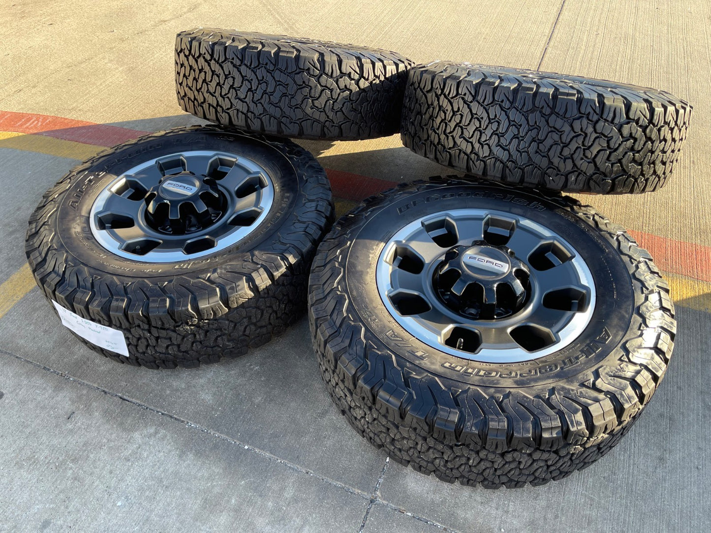 18" Ford F-250 F-350 OEM TREMOR rims wheels 10482 BFG KO2 A/T