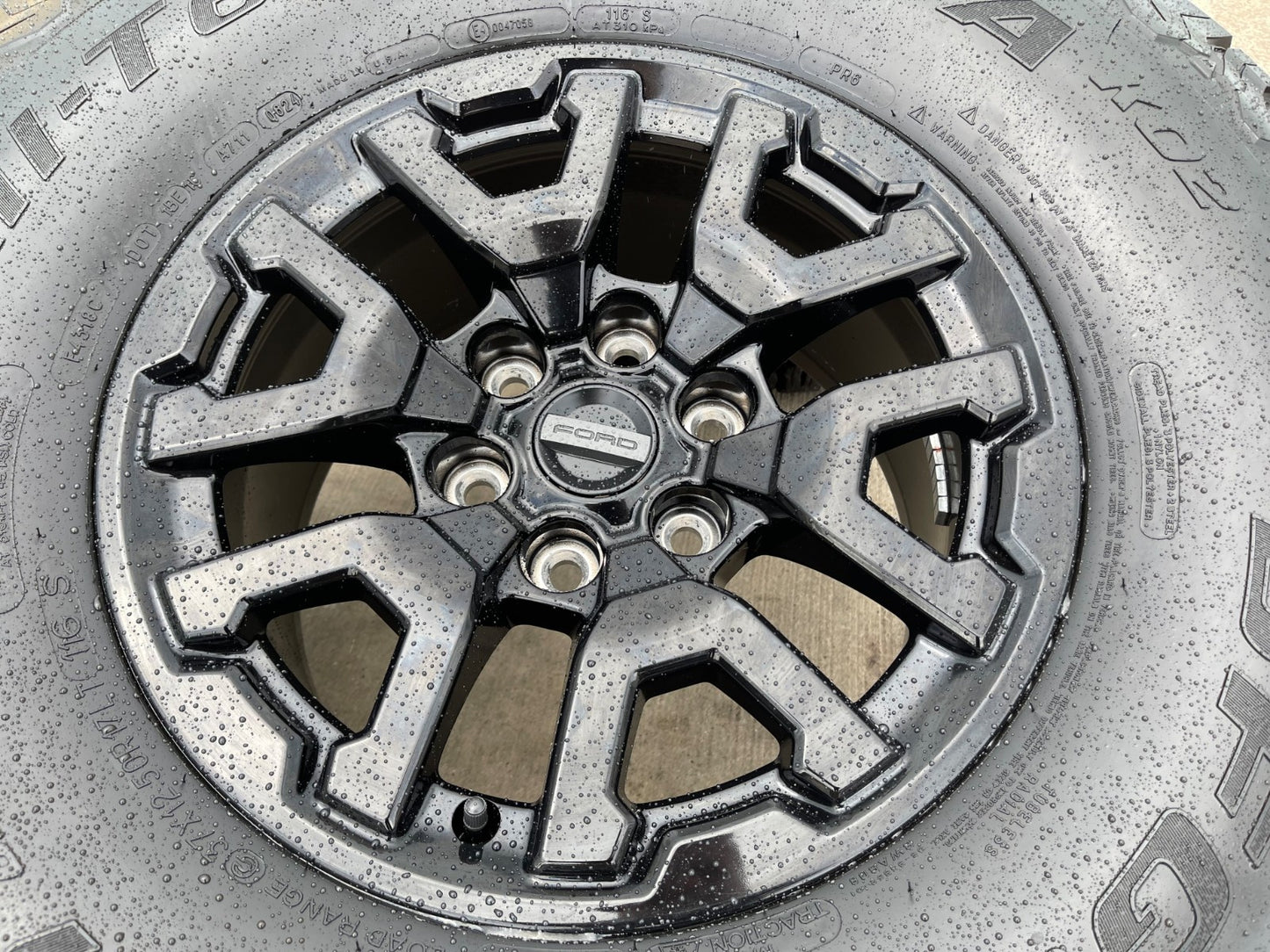 17" Ford F-150 Raptor Bronco OEM 10461 rims wheels 2025 2026 BFG KO2 A/T NEW 37"