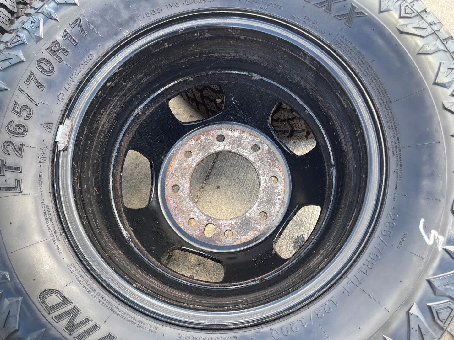 17" Dodge Ram 3500 Dually Laramie 8x200 wheels rims 2703 2704 OEM SET