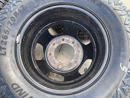 17" Dodge Ram 3500 Dually Laramie 8x200 wheels rims 2703 2704 OEM SET
