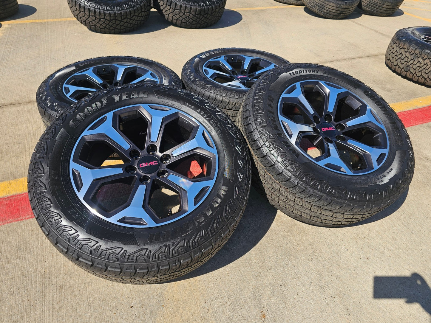 20" GMC Sierra AT4X Canyon Chevy Silverado OEM wheels rims SET 2026 2027 NEW