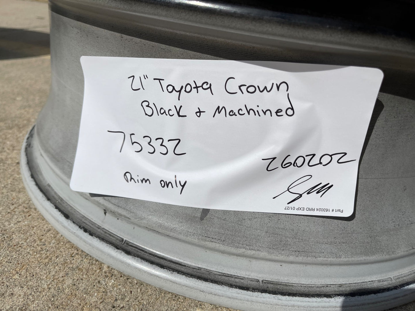 21" Toyota Crown Signia OEM 75332 wheel rim Camry Lexus 2023 2024 2025 2026