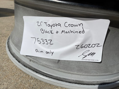 21" Toyota Crown Signia OEM 75332 wheel rim Camry Lexus 2023 2024 2025 2026