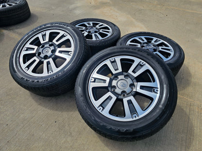 20" Toyota Tundra PLATINUM OEM 75159 SET wheels rims 5x150 tires GOODYEAR