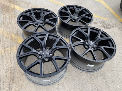 20" 20x10 Jeep Grand Cherokee SRT Trackhawk SRT8 OEM 9173 black wheels rims