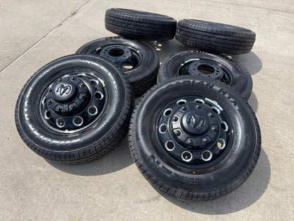17" Dodge Ram 3500 Dually Laramie wheels rims 2706 2707 OEM black 2025 2026 NEW