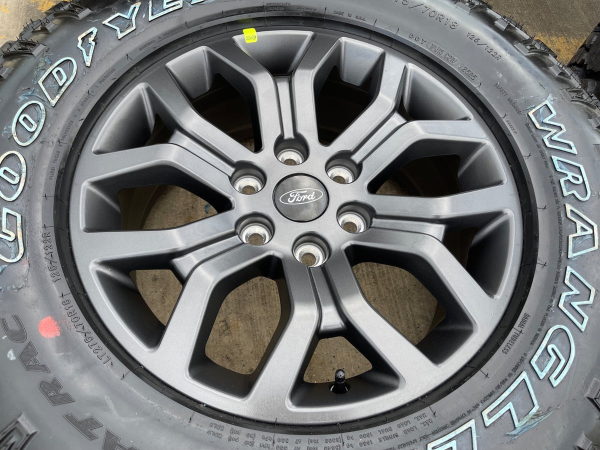 18" Ford F-150 TREMOR OEM rims wheels 10342 95351 Expedition SET DURATRAC AT NEW