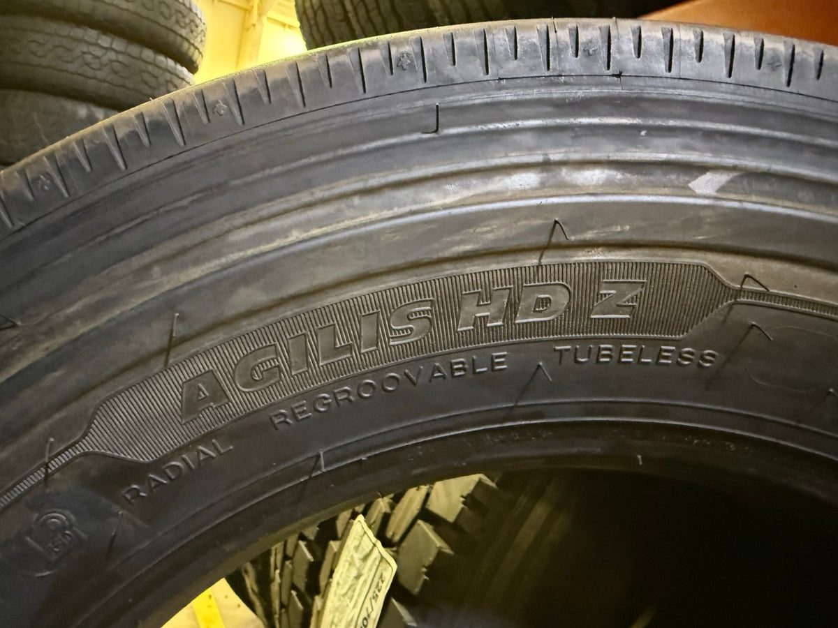 (6) 225/70/19.5 Michelin Agilis HD Z 225/70R19.5 128N 14 Ply LR G tires